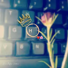 stylish h letter dp